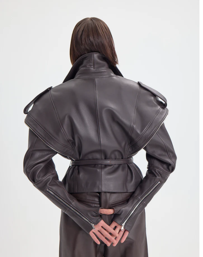 Sogno di Cacao Leather Jacket